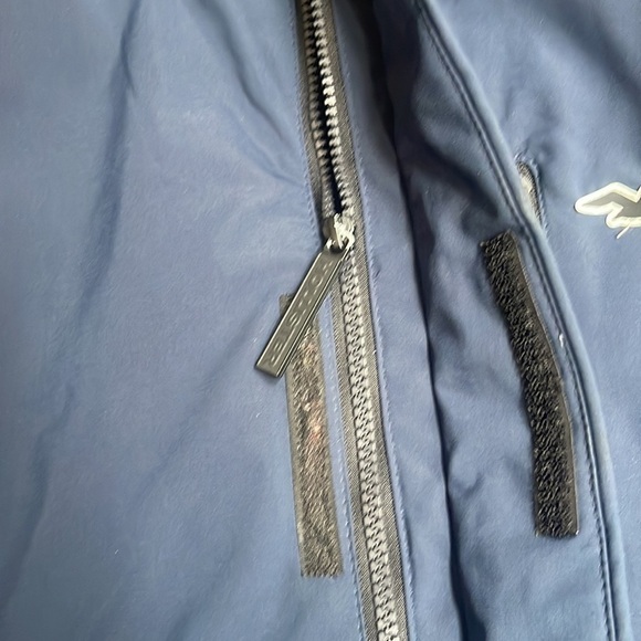 HOLLISTER CALIFORNIA all-weather blue parka coat size large - Picture 8 of 11